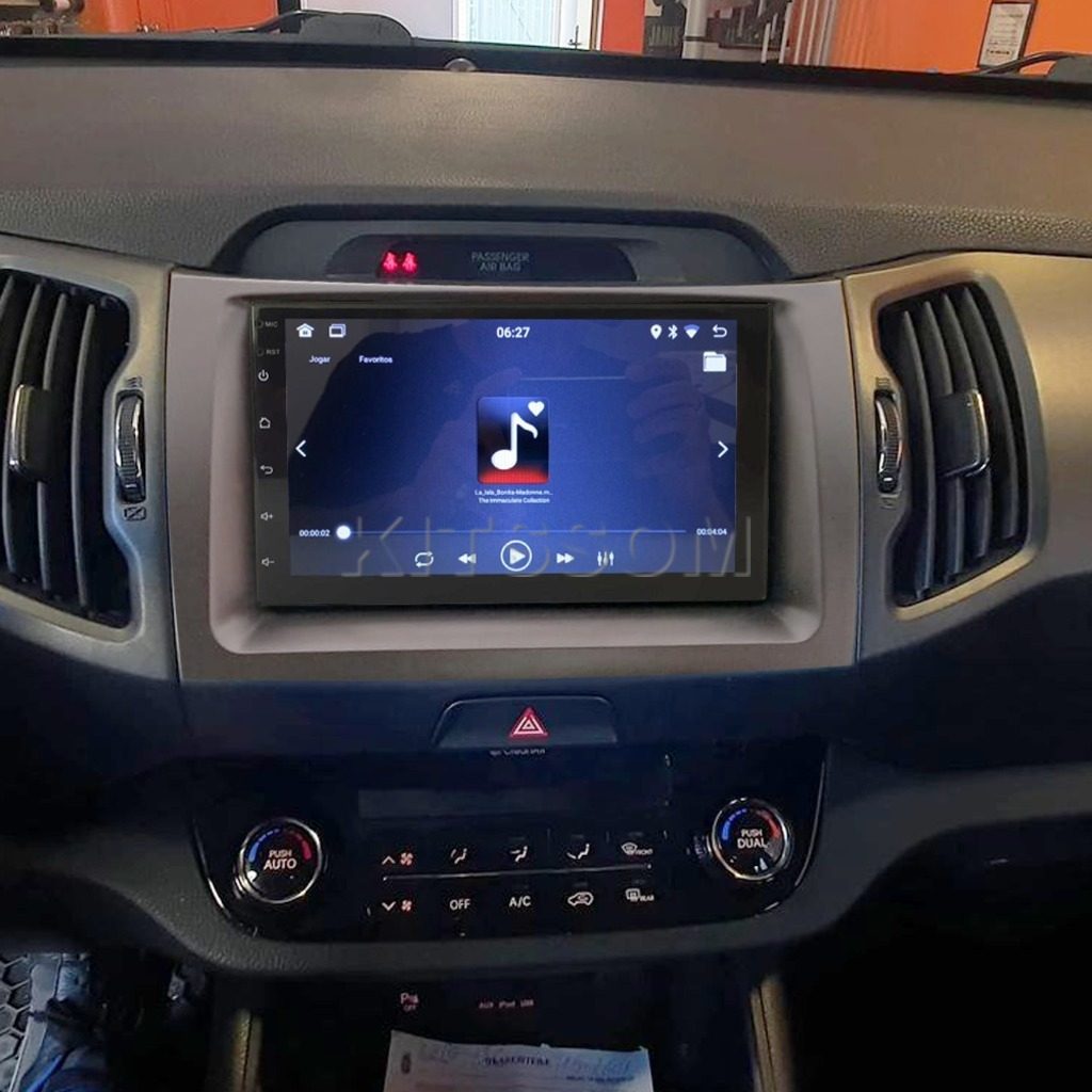 Multimídia Kia Sportage 2011 2012 2013 2014 2015 V2 Carplay 7" 2010-V2 CAR AUDIO-Kitssom
