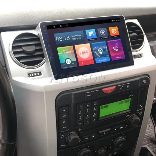 Multimídia Land Rover Discovery 3 2009 2010 2011 V2 Carplay 9" 2003 2004 2005 2006 2007 2008-V2 CAR AUDIO-Kitssom