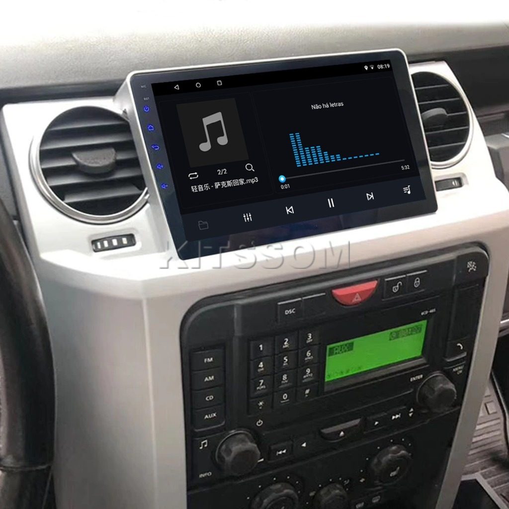 Multimídia Land Rover Discovery 3 2009 2010 2011 V2 Carplay 9" 2003 2004 2005 2006 2007 2008-V2 CAR AUDIO-Kitssom