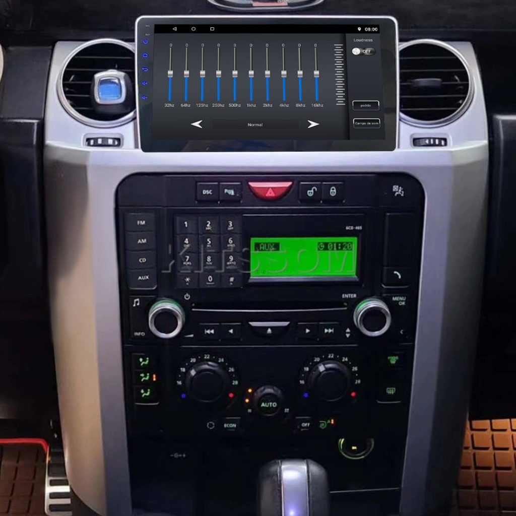 Multimídia Land Rover Discovery 3 2009 2010 2011 V2 Carplay 9" 2003 2004 2005 2006 2007 2008-V2 CAR AUDIO-Kitssom