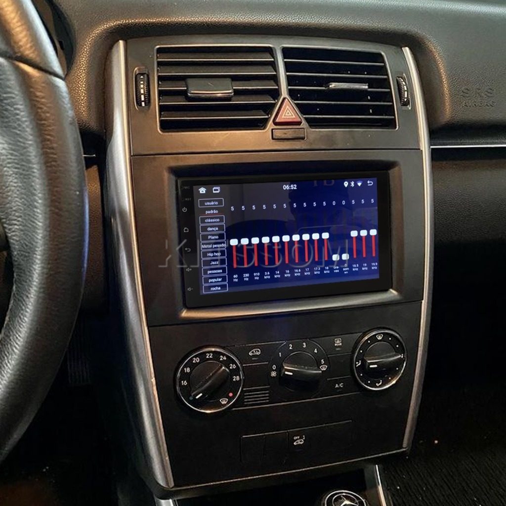 Multimídia Mercedes B180 B200 2010 2011 2012 2013 V2 Carplay 7" 2006 2007 2008 2009-V2 CAR AUDIO-Kitssom
