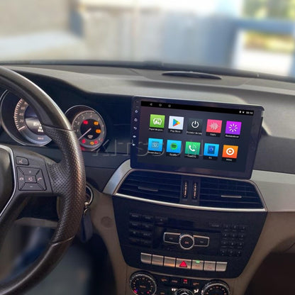 Multimídia Mercedes C180 C200 C300 2012 2013 2014 V2 Carplay 9" 2011-V2 CAR AUDIO-Kitssom