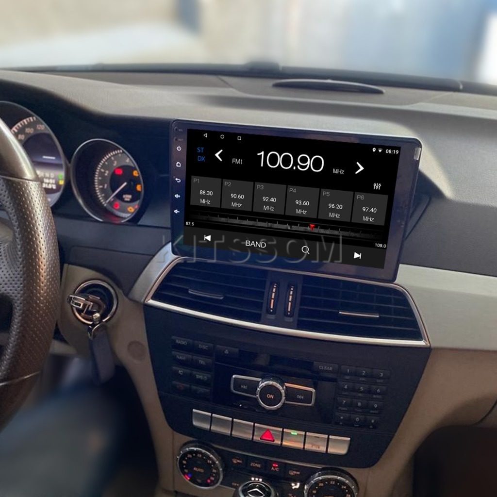 Multimídia Mercedes C180 C200 C300 2012 2013 2014 V2 Carplay 9" 2011-V2 CAR AUDIO-Kitssom
