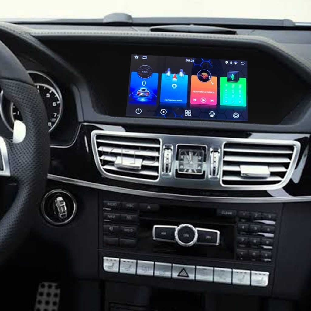 Multimídia Mercedes Benz E63 E220 E250 E300 2015 V2 Carplay 7" 2010 2011 2012 2013 2014-V2 CAR AUDIO-Kitssom