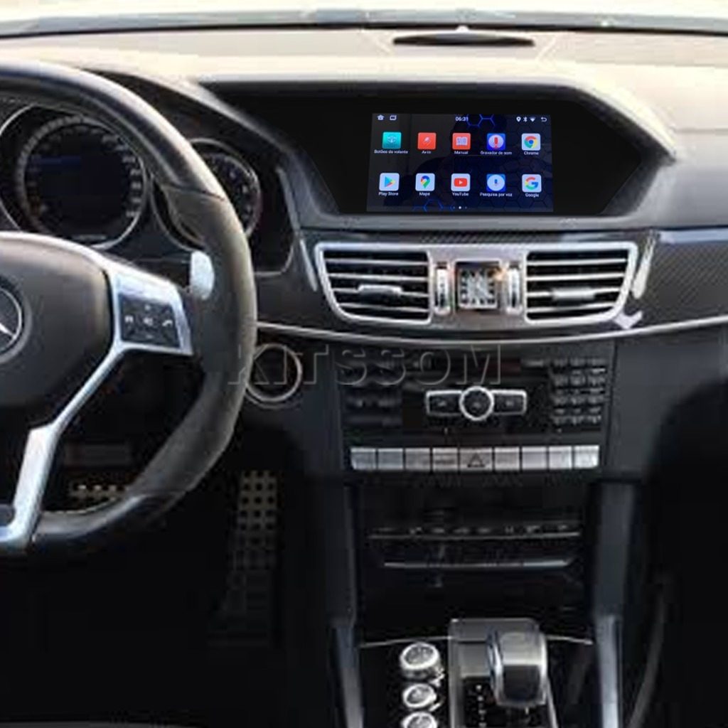 Multimídia Mercedes Benz E63 E220 E250 E300 2015 V2 Carplay 7" 2010 2011 2012 2013 2014-V2 CAR AUDIO-Kitssom