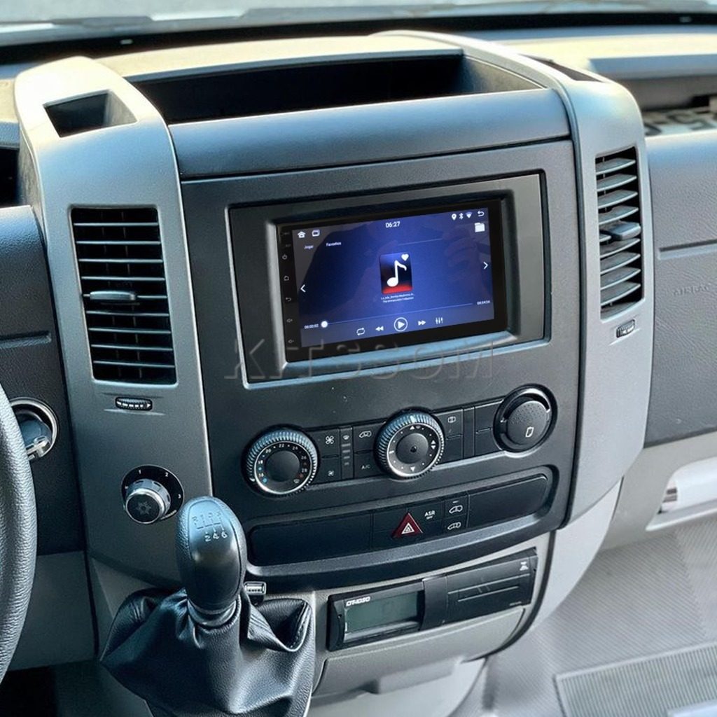 Multimídia Mercedes Benz Sprinter 2018 2019 2020 V2 Carplay 7" 2011 2012 2013 2014 2015 2016 2017-V2 CAR AUDIO-Kitssom