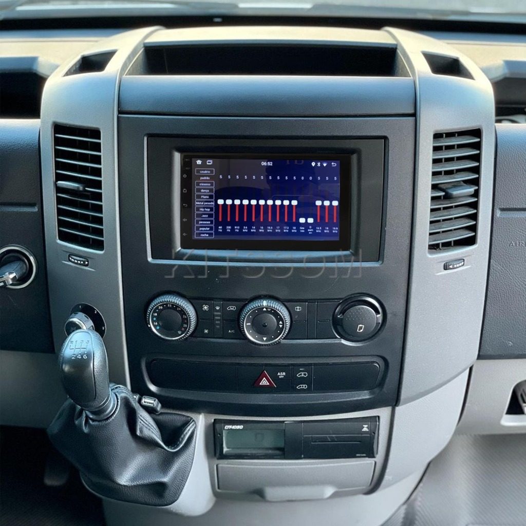 Multimídia Mercedes Benz Sprinter 2018 2019 2020 V2 Carplay 7" 2011 2012 2013 2014 2015 2016 2017-V2 CAR AUDIO-Kitssom