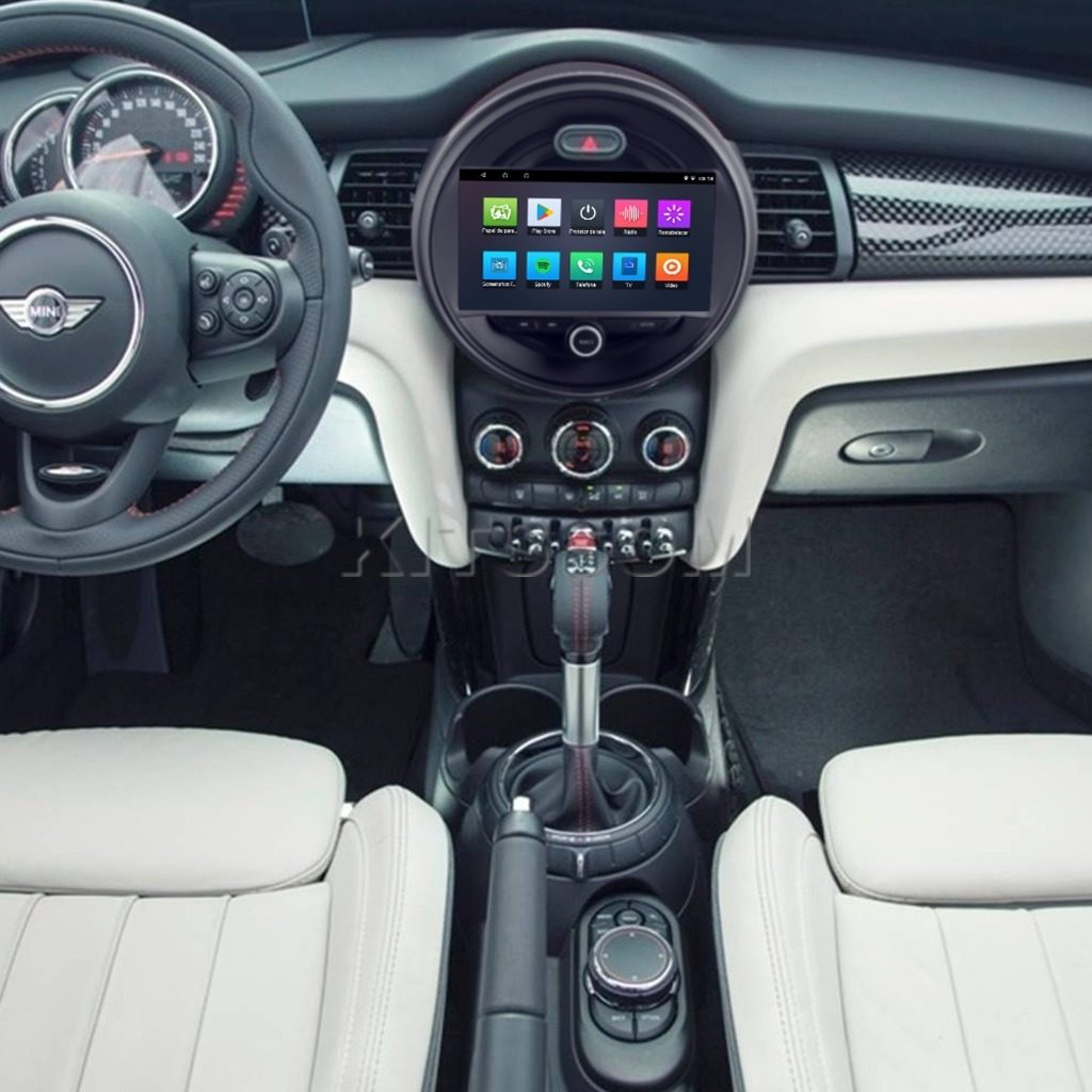 Multimídia Mini Cooper F55 F56 2017 2018 2019 V2 Carplay 9" 2014 2015 2016-V2 CAR AUDIO-Kitssom