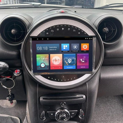 Multimídia Mini Cooper R60 2013 2014 2015 2016 V2 Carplay 9" 2010 2011 2012-V2 CAR AUDIO-Kitssom