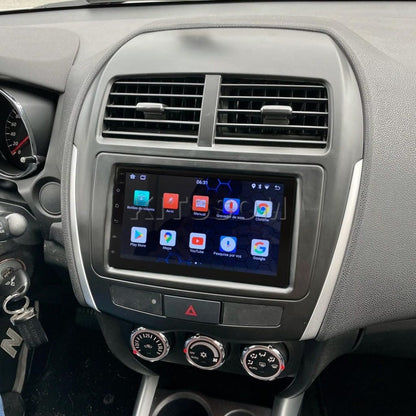 Multimídia Mitsubishi ASX 2018 2019 2020 2021 V2 Carplay 7" 2010 2011 2012 2013 2014 2015 2016 2017-V2 CAR AUDIO-Kitssom