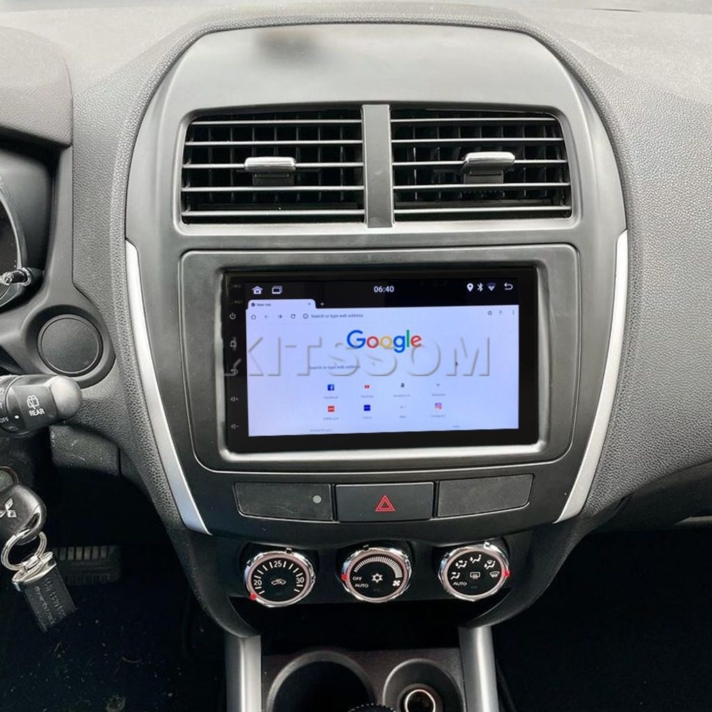 Multimídia Mitsubishi ASX 2018 2019 2020 2021 V2 Carplay 7" 2010 2011 2012 2013 2014 2015 2016 2017-V2 CAR AUDIO-Kitssom