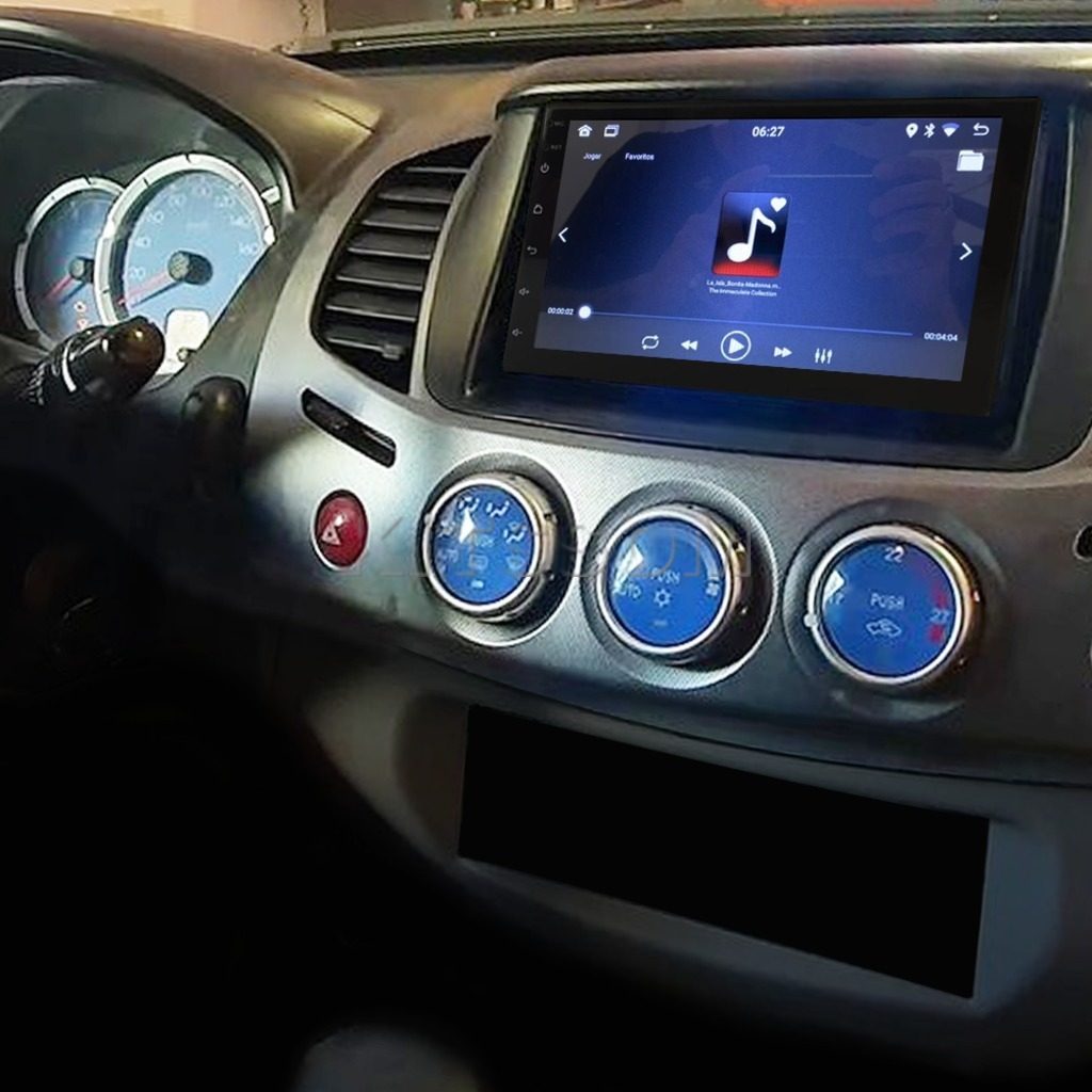 Multimídia Mitsubishi L200 Triton 2015 2016 2017 V2 Carplay 7" 2008 2009 2010 2011 2012 2013 2014-V2 CAR AUDIO-Kitssom
