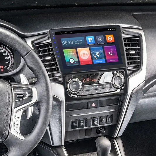 Multimídia L200 Triton Sport 2022 2023 2024 V2 Carplay 9"-V2 CAR AUDIO-Kitssom