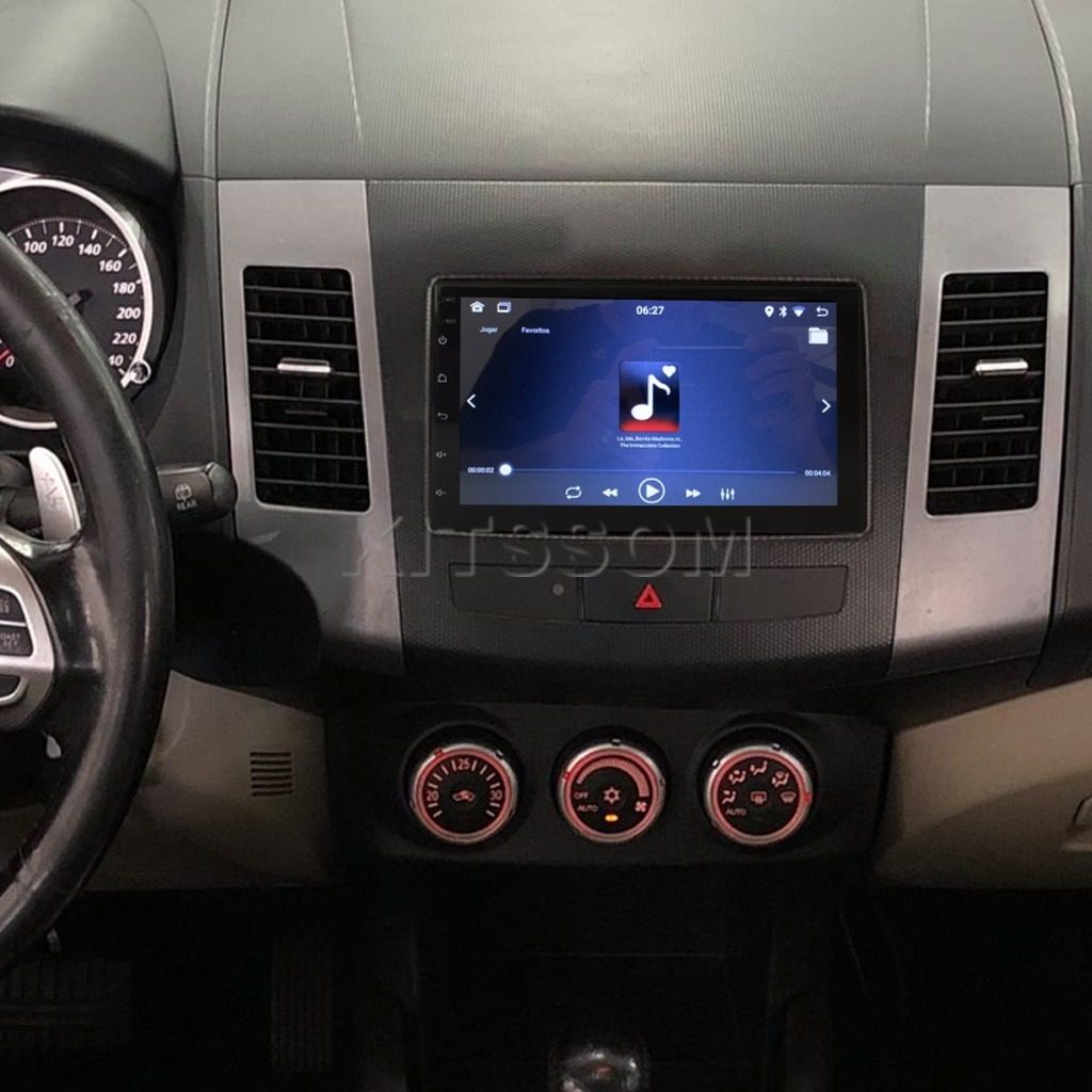 Multimídia Mitsubishi Outlander 2011 2012 2013 V2 Carplay 7" 2008 2009 2010-V2 CAR AUDIO-Kitssom