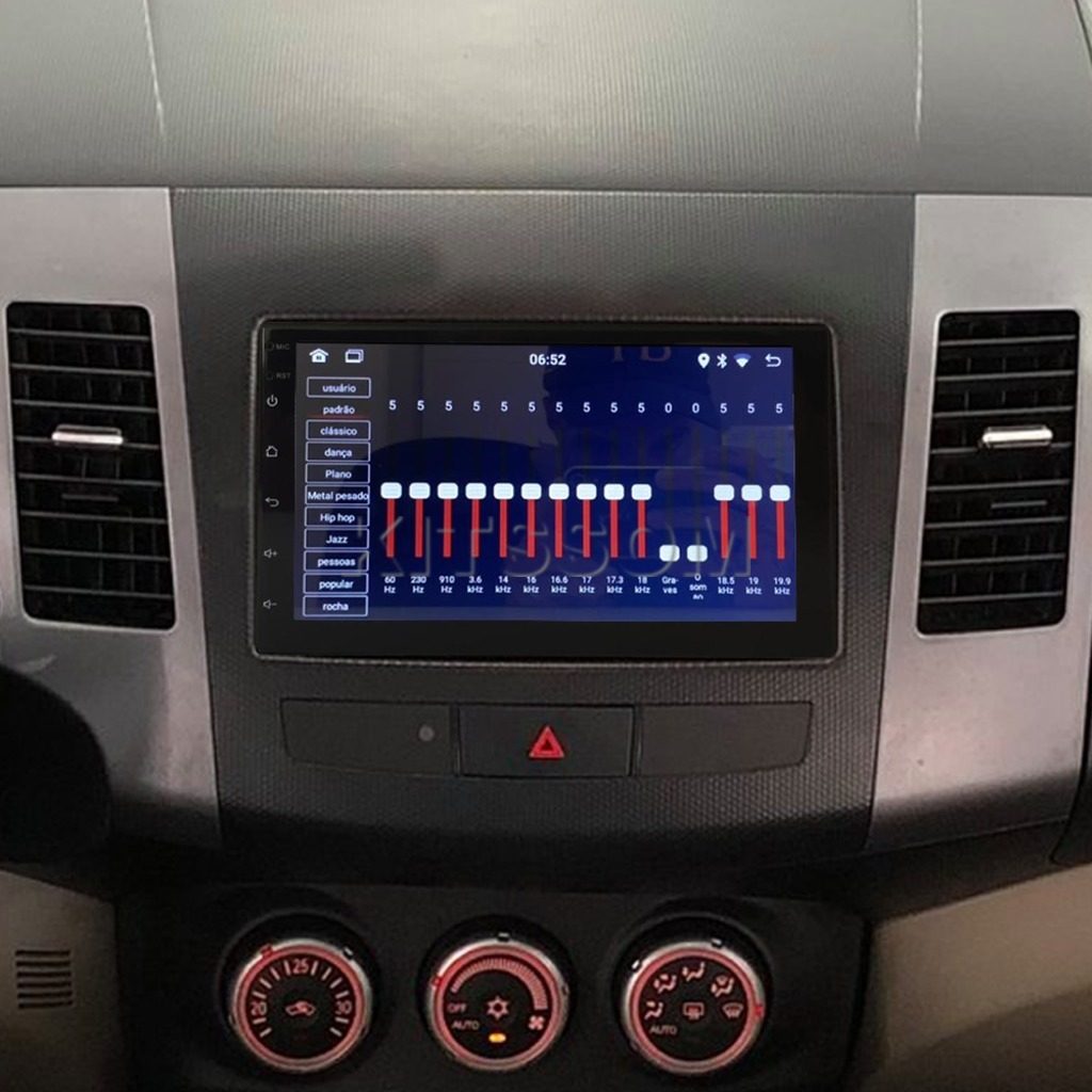 Multimídia Mitsubishi Outlander 2011 2012 2013 V2 Carplay 7" 2008 2009 2010-V2 CAR AUDIO-Kitssom
