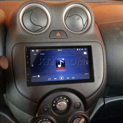 Multimídia Nissan March Versa 2011 2012 2013 2014 V2 Carplay 7"-V2 CAR AUDIO-Kitssom