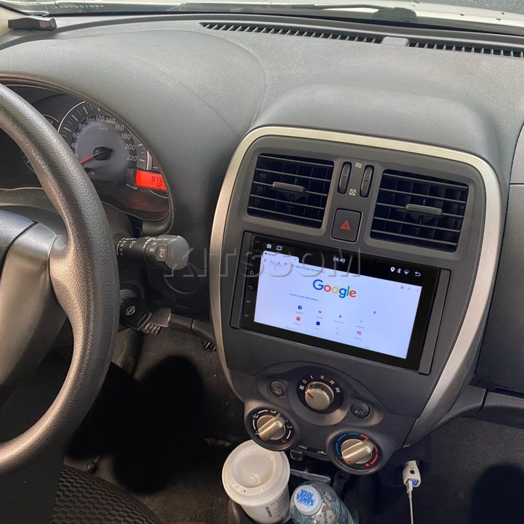 Multimídia Nissan March Versa 2016 2017 2018 2019 V2 Carplay 7" 2015-V2 CAR AUDIO-Kitssom