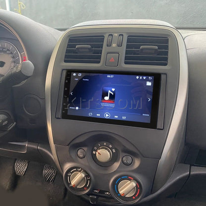 Multimídia Nissan March Versa 2016 2017 2018 2019 V2 Carplay 7" 2015-V2 CAR AUDIO-Kitssom