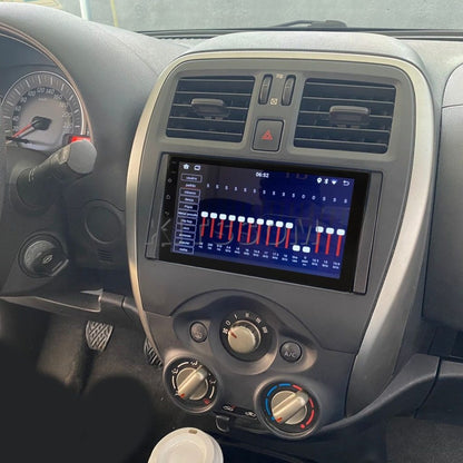 Multimídia Nissan March Versa 2016 2017 2018 2019 V2 Carplay 7" 2015-V2 CAR AUDIO-Kitssom