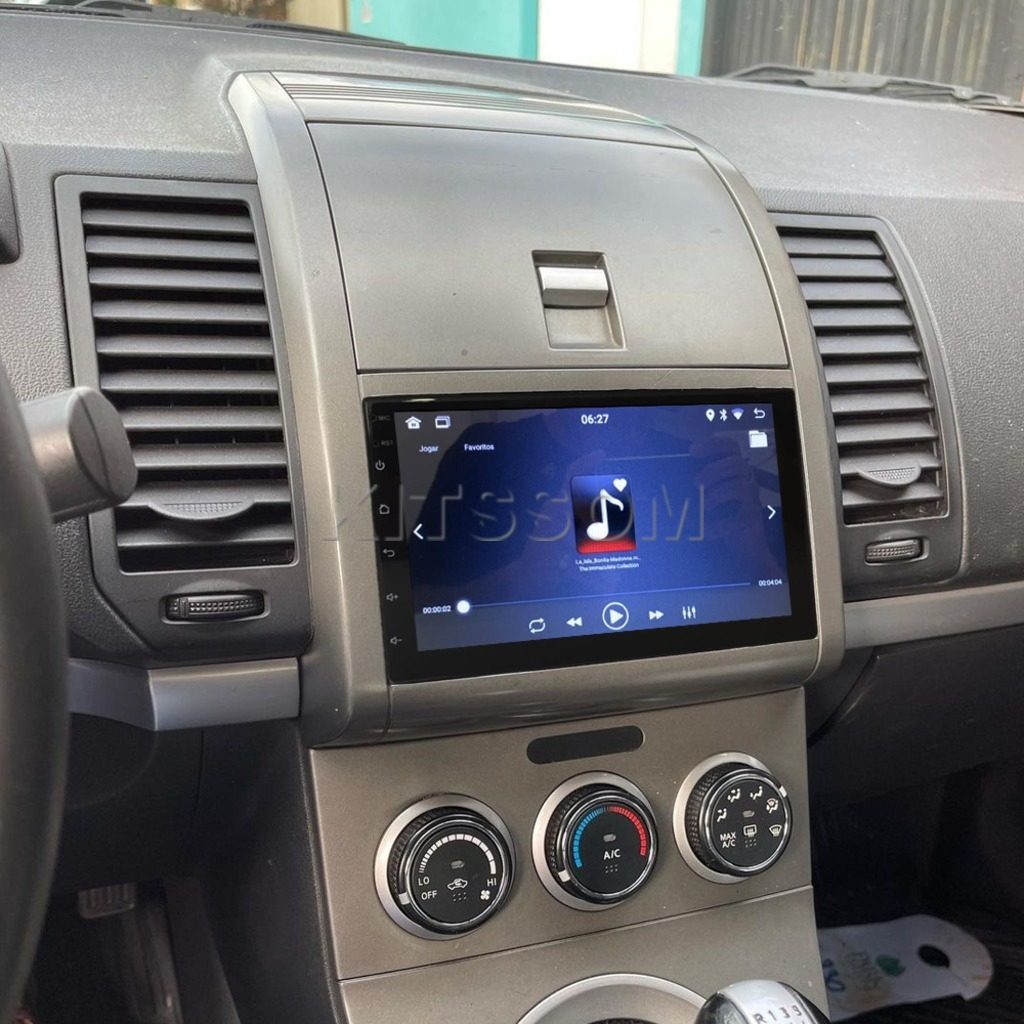 Multimídia Nissan Sentra 2007 2008 2009 2010 2011 V2 Carplay 7" 2006-V2 CAR AUDIO-Kitssom