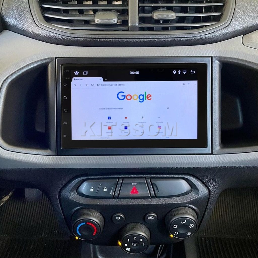 Multimídia Chevrolet Onix Prisma 2016 2017 2018 V2 Carplay 7" 2012 2013 2014 2015-V2 CAR AUDIO-Kitssom