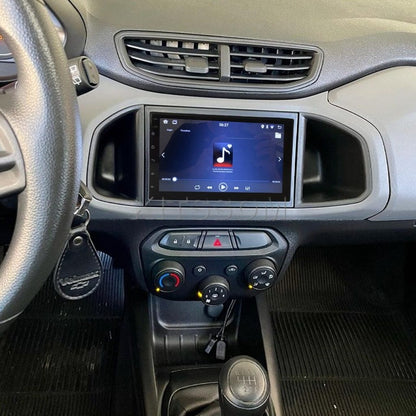 Multimídia Chevrolet Onix Prisma 2016 2017 2018 V2 Carplay 7" 2012 2013 2014 2015-V2 CAR AUDIO-Kitssom