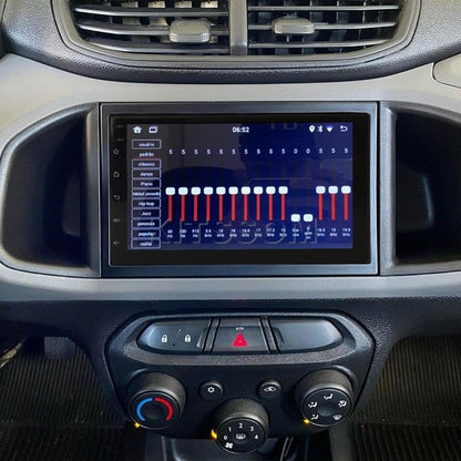 Multimídia Chevrolet Onix Prisma 2016 2017 2018 V2 Carplay 7" 2012 2013 2014 2015-V2 CAR AUDIO-Kitssom