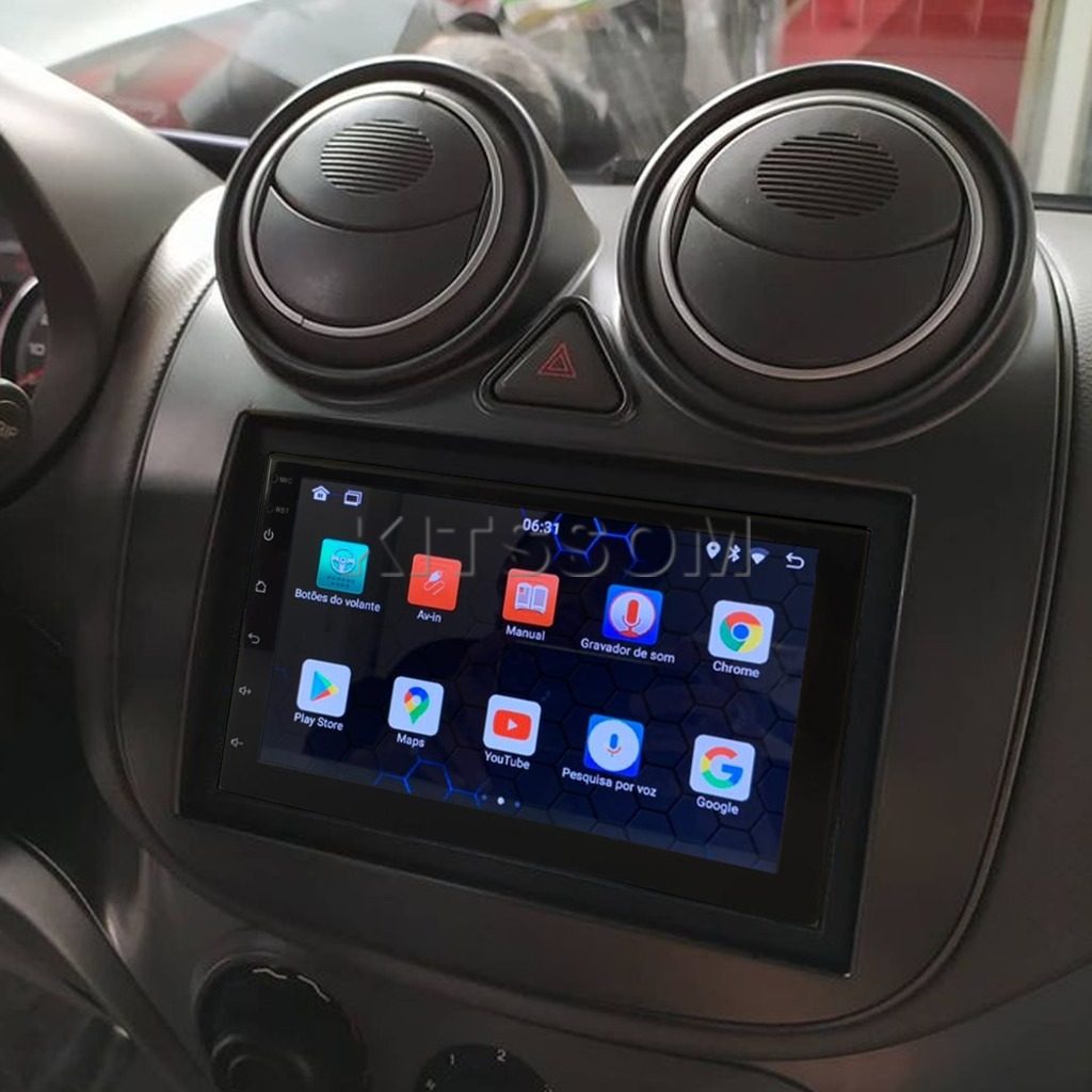 Multimídia Palio 2016 2017 2018 2019 2020 2021 V2 Carplay 7" 2012 2013 2014 2015-V2 CAR AUDIO-Kitssom