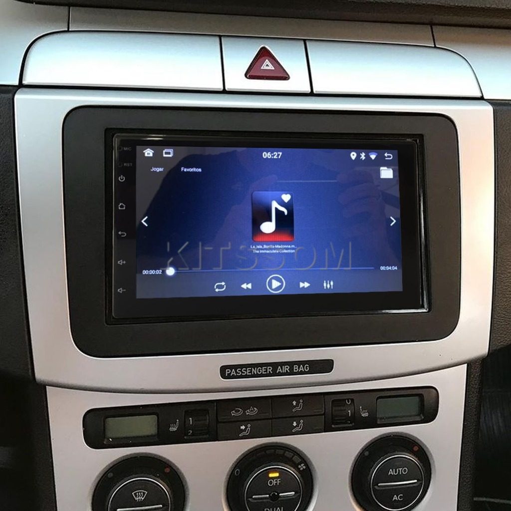 Multimídia Passat 2012 2013 2014 2015 2016 2017 V2 Carplay 7" 2009 2010 2011-V2 CAR AUDIO-Kitssom
