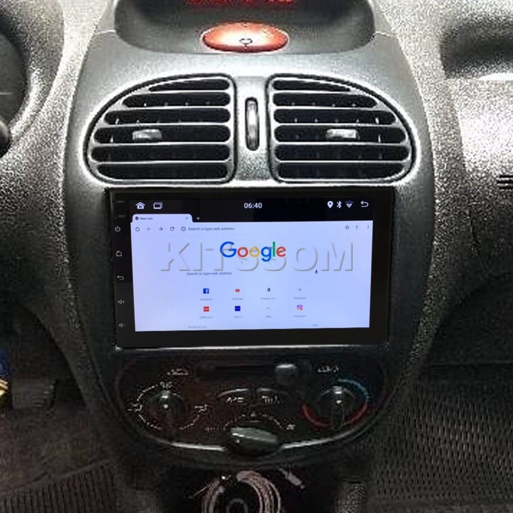 Multimídia Peugeot 206 2006 2007 2008 2009 2010 V2 Carplay 7" 2000 2001 2002 2003 2004 2005-V2 CAR AUDIO-Kitssom