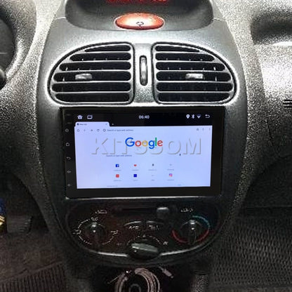 Multimídia Peugeot 206 2006 2007 2008 2009 2010 V2 Carplay 7" 2000 2001 2002 2003 2004 2005-V2 CAR AUDIO-Kitssom