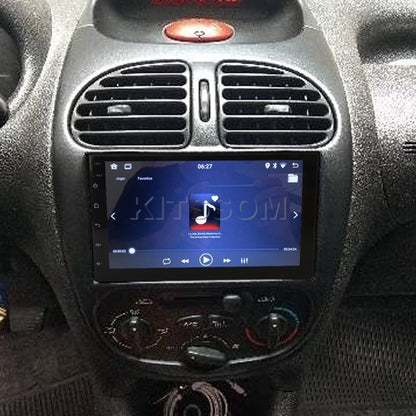 Multimídia Peugeot 206 2006 2007 2008 2009 2010 V2 Carplay 7" 2000 2001 2002 2003 2004 2005-V2 CAR AUDIO-Kitssom