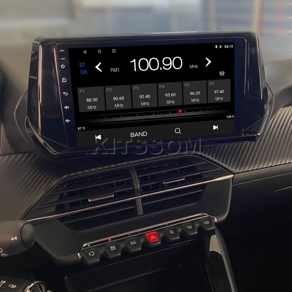 Multimídia Peugeot 2008 208 2021 2022 2023 V2 Carplay 9"-Multimidia-V2 CAR AUDIO-Kitssom