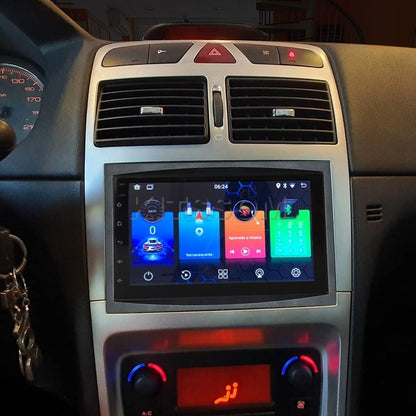 Multimídia Peugeot 307 2012 2013 2014 2015 2016 V2 Carplay 7" 2001 2002 2003 2004 2005 2006 2007 2008 2009 2010 2011-V2 CAR AUDIO-Kitssom