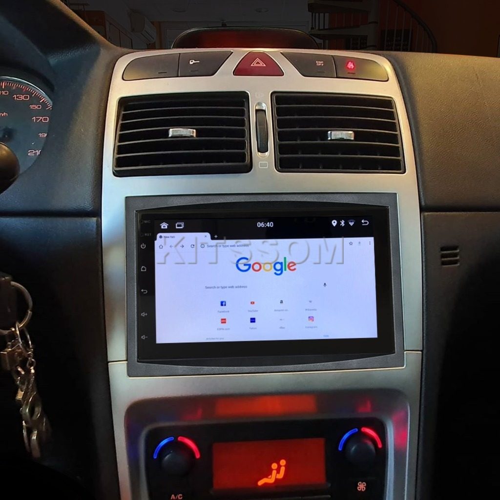 Multimídia Peugeot 307 2012 2013 2014 2015 2016 V2 Carplay 7" 2001 2002 2003 2004 2005 2006 2007 2008 2009 2010 2011-V2 CAR AUDIO-Kitssom