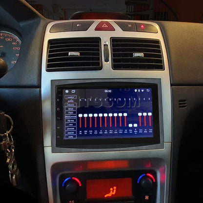 Multimídia Peugeot 307 2012 2013 2014 2015 2016 V2 Carplay 7" 2001 2002 2003 2004 2005 2006 2007 2008 2009 2010 2011-V2 CAR AUDIO-Kitssom