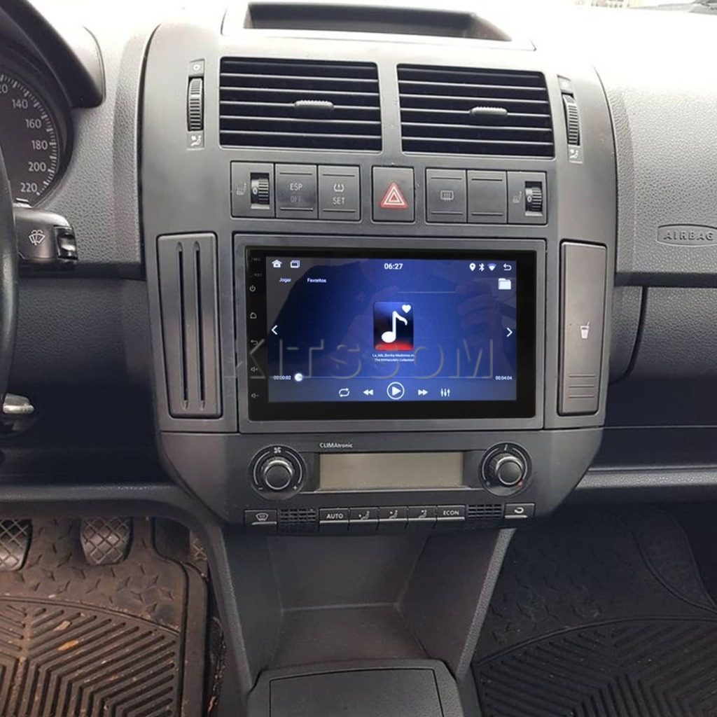 Multimídia Polo 2005 2006 2007 2008 2009 2010 V2 Carplay 7" 2003 2004-V2 CAR AUDIO-Kitssom