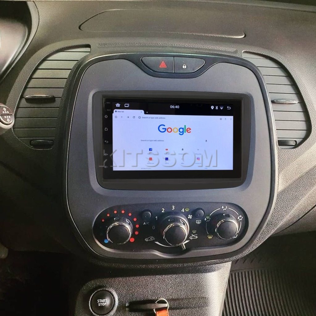 Multimídia Renault Captur 2020 2021 2022 2023 V2 Carplay 7" 2015 2016 2017 2018 2019-V2 CAR AUDIO-Kitssom