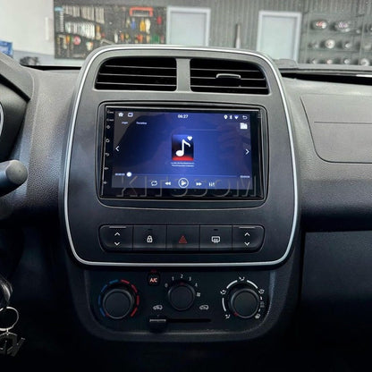 Multimídia Kwid 2018 2019 2020 2021 2022 2023 V2 Carplay 7" 2015 2016 2017-V2 CAR AUDIO-Kitssom