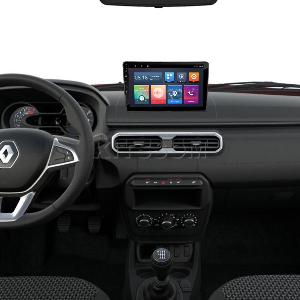 Multimídia Renault Oroch Pro 2022 2023 V2 Carplay 9"-V2 CAR AUDIO-Kitssom