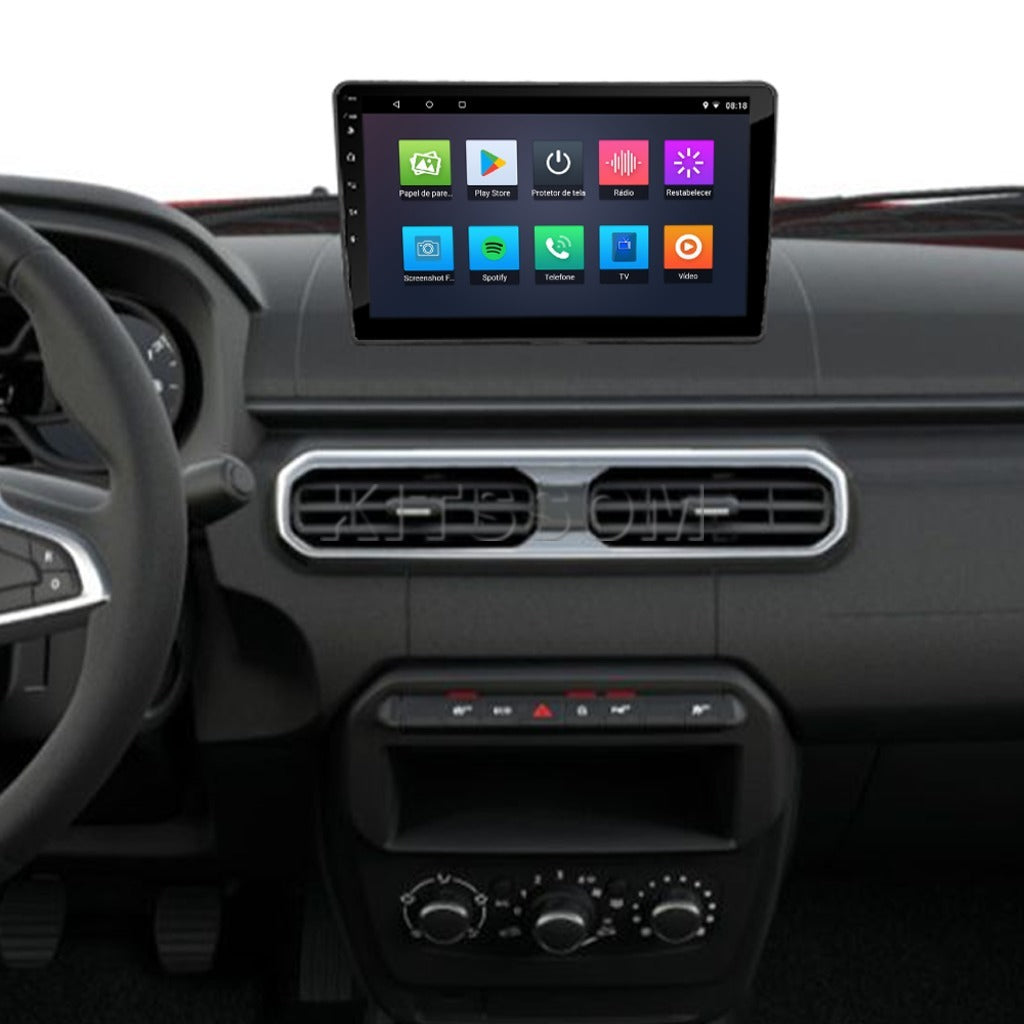 Multimídia Renault Oroch Pro 2022 2023 V2 Carplay 9"-V2 CAR AUDIO-Kitssom