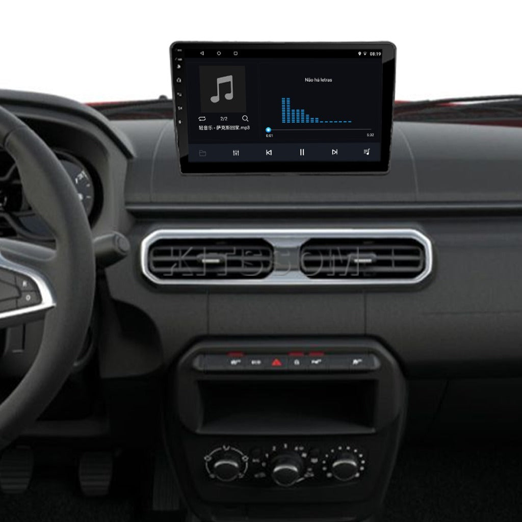 Multimídia Renault Oroch Pro 2022 2023 V2 Carplay 9"-V2 CAR AUDIO-Kitssom