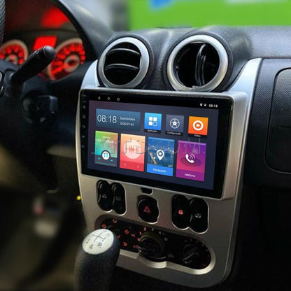 Multimídia Renault Sandero Logan 2011 2012 2013 V2 Carplay 9" 2007 2008 2009 2010-V2 CAR AUDIO-Kitssom