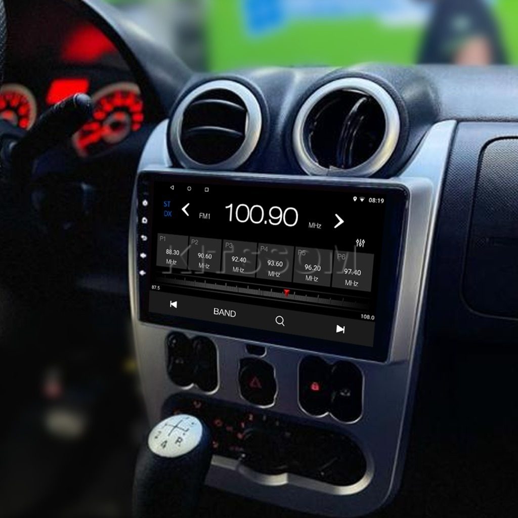 Multimídia Renault Sandero Logan 2011 2012 2013 V2 Carplay 9" 2007 2008 2009 2010-V2 CAR AUDIO-Kitssom