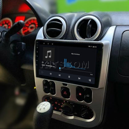 Multimídia Renault Sandero Logan 2011 2012 2013 V2 Carplay 9" 2007 2008 2009 2010-V2 CAR AUDIO-Kitssom