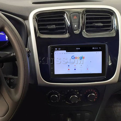 Multimídia Renault Sandero Logan 2019 2020 2021 V2 Carplay 7" 2014 2015 2016 2017 2018-V2 CAR AUDIO-Kitssom