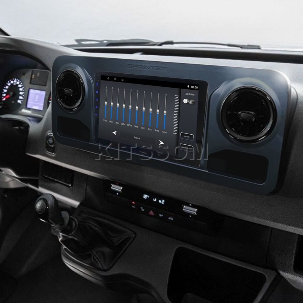 Multimídia Mercedes Sprinter 2020 2021 2022 2023 V2 Carplay 9" 2019-V2 CAR AUDIO-Kitssom
