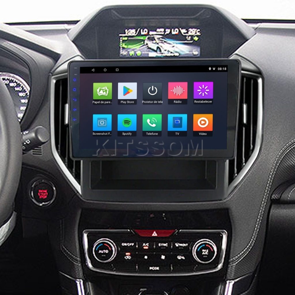 Multimídia Subaru Forester 2018 2019 2020 2021 V2 Carplay 9"-V2 CAR AUDIO-Kitssom