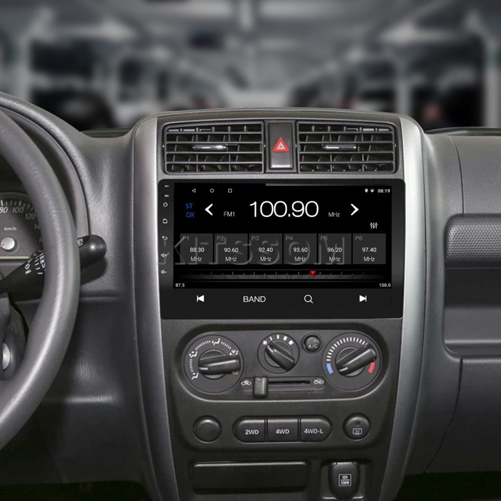 Multimídia Suzuki Jimmy 2014 2015 2016 2017 2018 V2 Carplay 9" 2012 2013-V2 CAR AUDIO-Kitssom