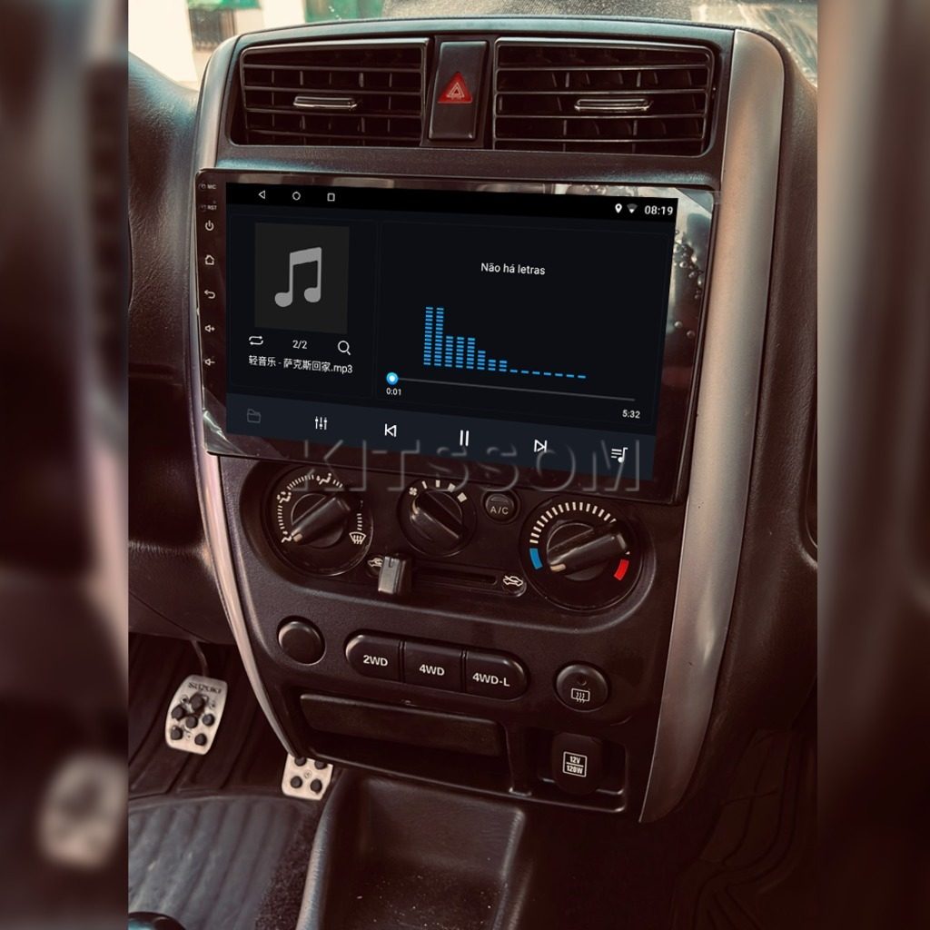 Multimídia Suzuki Jimmy 2014 2015 2016 2017 2018 V2 Carplay 9" 2012 2013-V2 CAR AUDIO-Kitssom